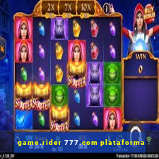 game.rider 777.com plataforma